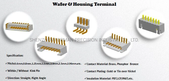 1X2 Pin Male Header 2.0 Pitch Board to Board Connector for PCB Electronic Copper Terminals Electrical Components