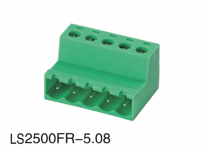 Ce/RoHS/VDE Certification 3.81mm/5.08mm 2-24 Pin/Way Pluggable Terminal Block 2500fr