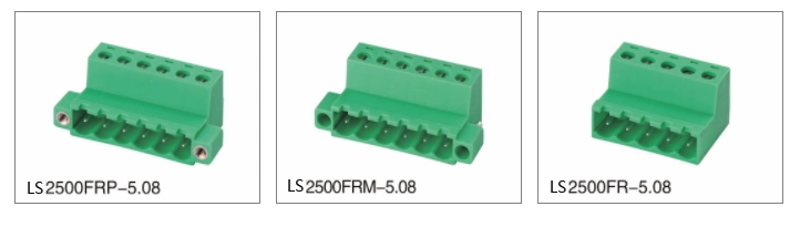 Ce/RoHS/VDE Certification 3.81mm/5.08mm 2-24 Pin/Way Pluggable Terminal Block 2500fr