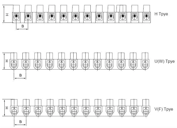 12 Way U Type Terminal Block