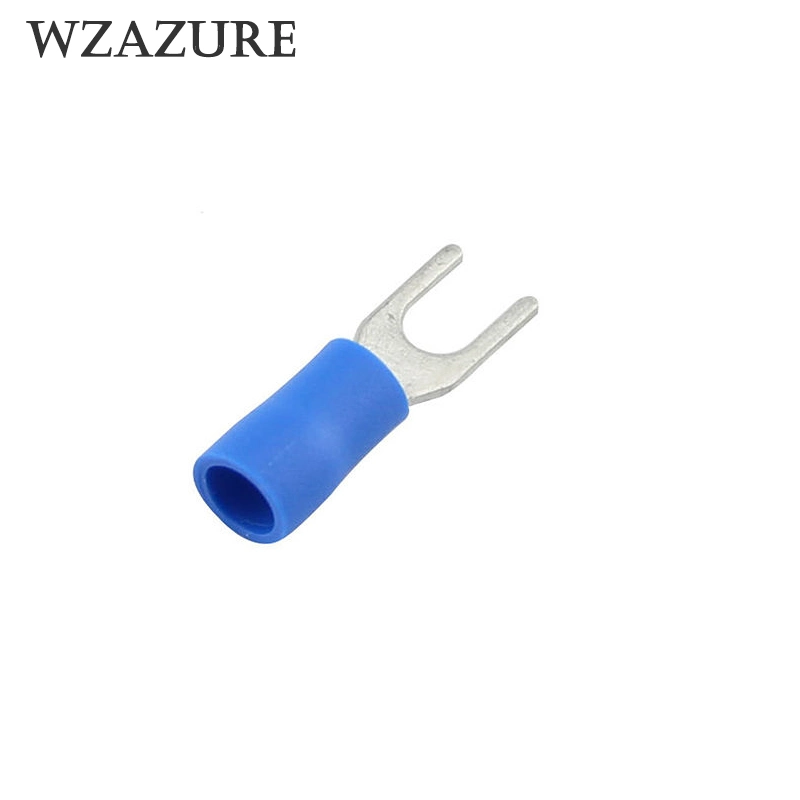 U Type Spade Electrical Crimp Insulated Terminal Bullet Connector 20A Fork Pre-Insulated Cable Block Lug Ring End