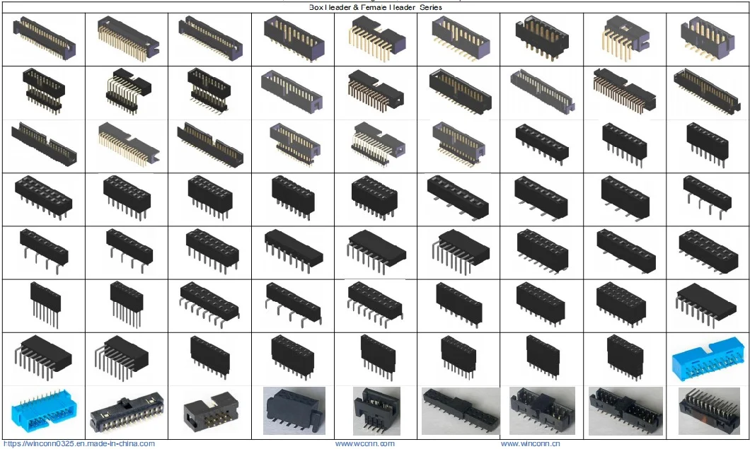 2.54 mm Pitch DIP Straight Pin Header Connector Dual Row Socket Connector Terminal