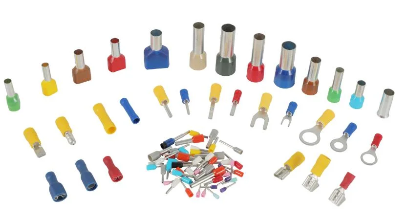 Cold Pressed Insulated Ring Fork Spade Pin Crimp Terminals with ISO9001