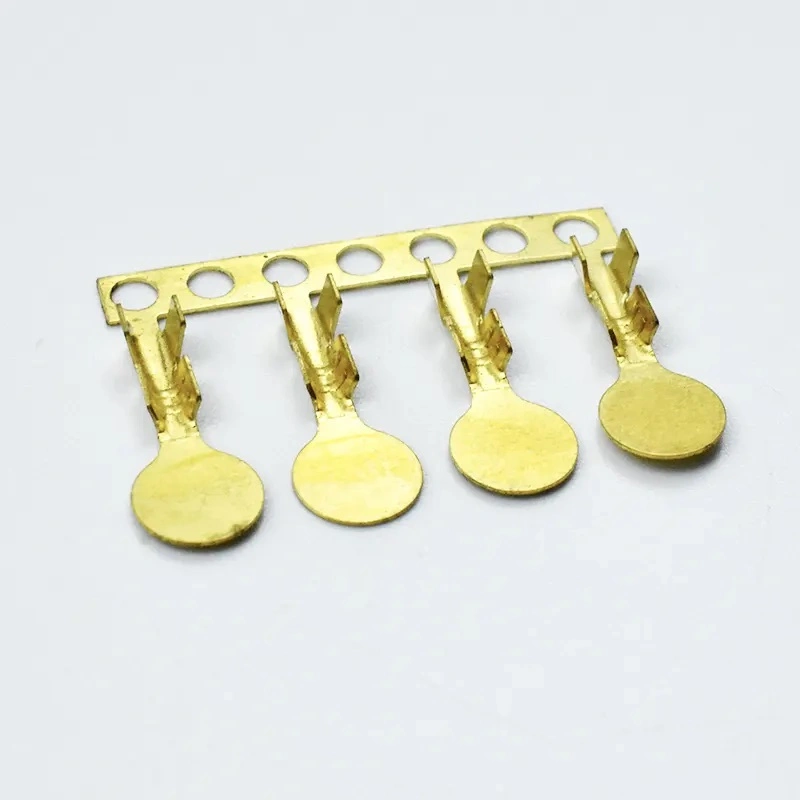 2.8mm Brass Type Flag Terminal with Lock Solder Quick Disconnect Crimp Electric Female 6.3mm Faston Terminals