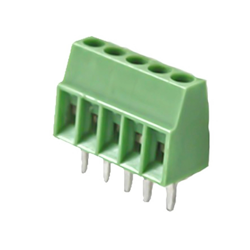 2.54mm Mu Type PCB Brass Screw Terminal Block