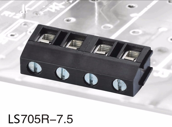 Ce/RoHS Certification PCB Screw Terminal Block 7.5mm (LS705V LS705R) Straight and Curved