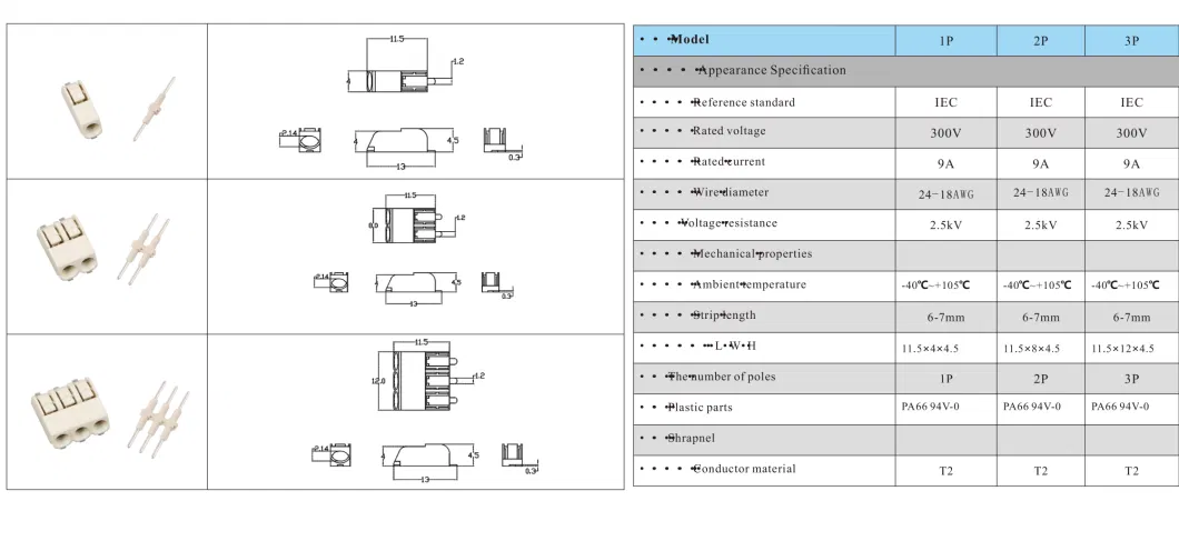 Press The Self-Locking Quick Wiring Terminal