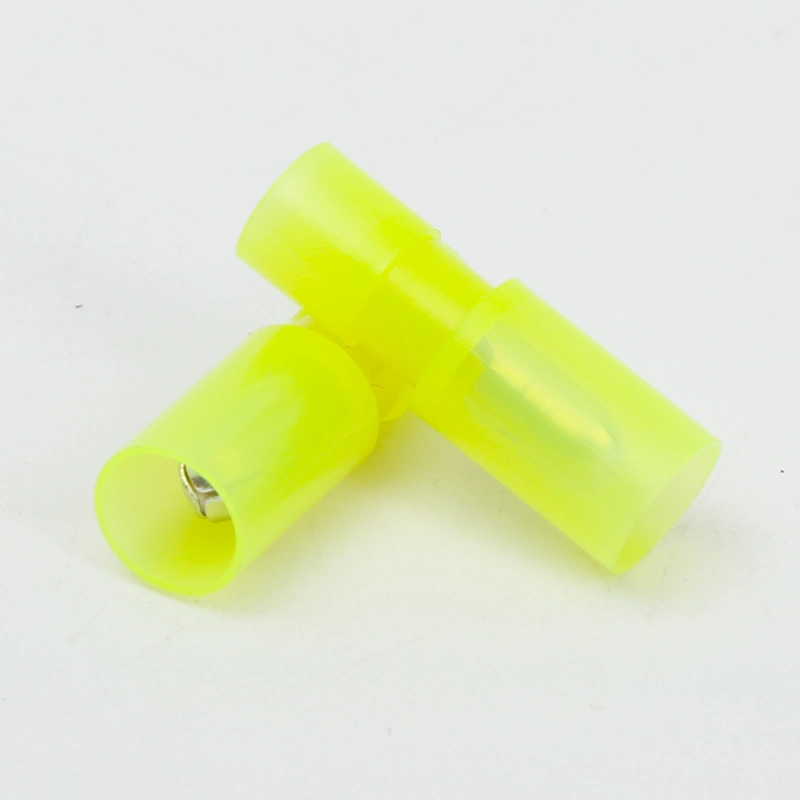 Customized Yellow Nylon Insulated Bullet Connectors for Connect Wire with Electrical Equipment