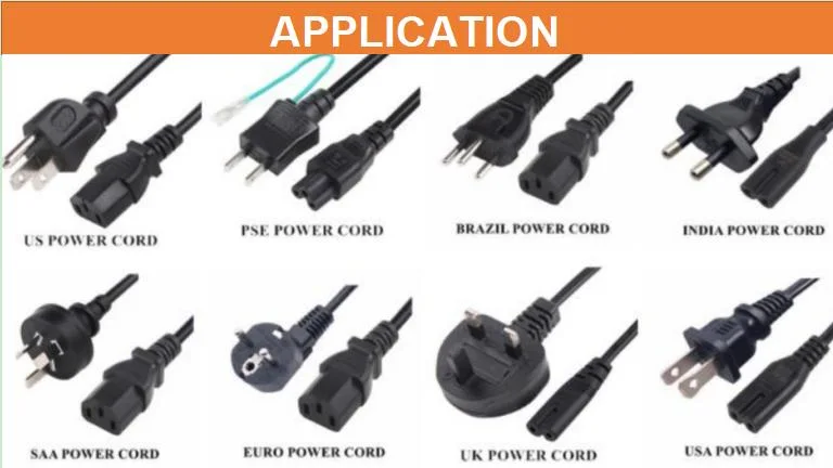 NEMA5-15p Replacement Power Cord Open End with on/off Power Switch Black Extension Cable 18/3 Svt