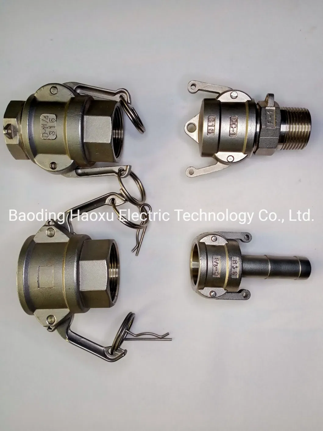 AISI304 Machined Connectors for Clamp Couplings with Casting