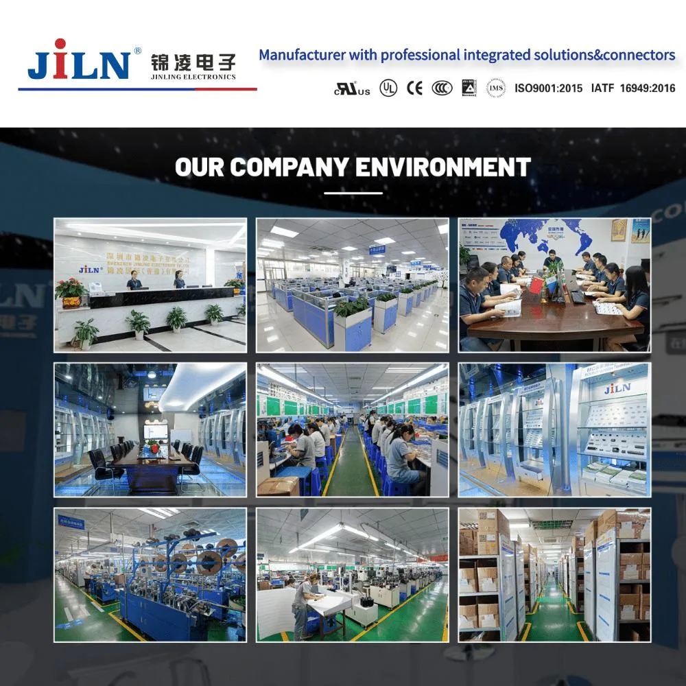 Jiln Custom Electrical Terminal Block Self-Locking Function Maintains a Safe and Secure Connection Cable Terminal Block Connector Wiring Terminal Block