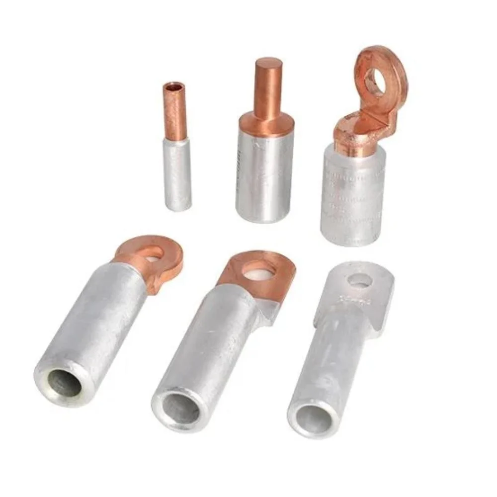 Ring Type Connecting Bimetallic Cable Lugs and Aluminium-Copper Terminals