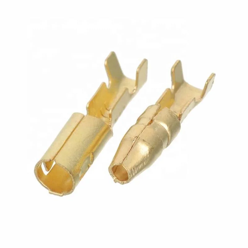 Female Electrical 4mm to 6mm Banana Plug Bullet Connector Non-Insulated Brass Gold Plated Bullet Medical Terminals