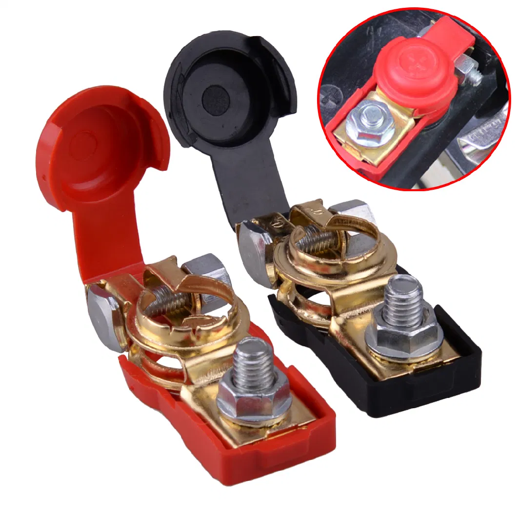 China Manufacturer 12V Battery Terminal Connectors Clamp Iron/Brass Quick Release Battery Terminal