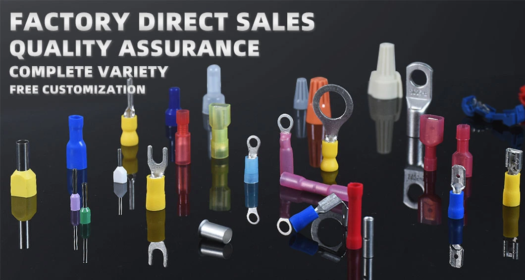 Sv Y Shape Insulated Crimp Terminals U Type Fork Spade Splice Wire Connectors Terminal