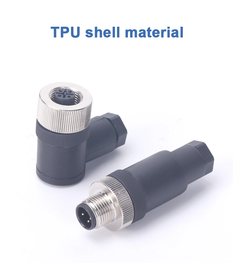M8 M12 1 Male to 2 Female 4 Pin Y Terminal Connector