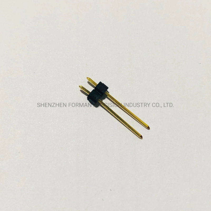 1X2 Pin Male Header 2.0 Pitch Board to Board Connector for PCB Electronic Copper Terminals Electrical Components