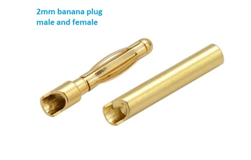 Custom Gold Plated Pin Connector Male and Female Brass Pin Terminal for PCB Cable