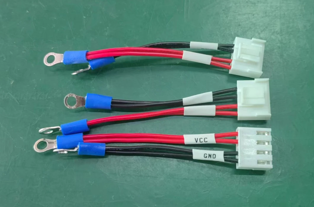Customized Ring Terminal Connector to Jst Connector Cable Harness RoHS Compliant