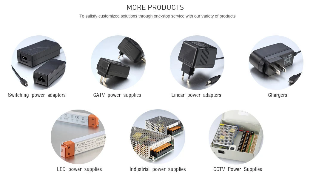 7W AC or DC CATV Power Adapter Provide Customized Service