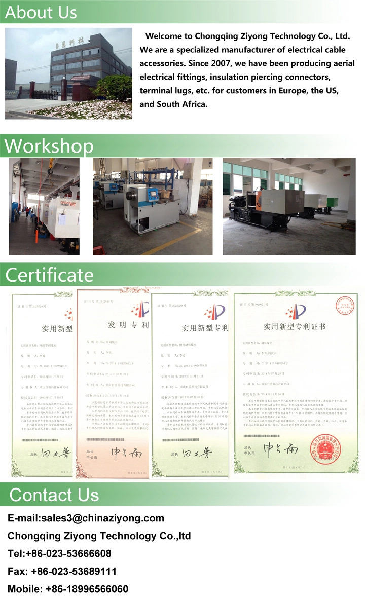 Copper Tubular Terminal Ring Cable Lug Terminals with High Conductive