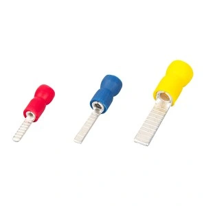 Factory Price Dbv Series Chip Type Yellow Spade Lug Terminal Cable Lug Equipment Insulated Cord End Terminals