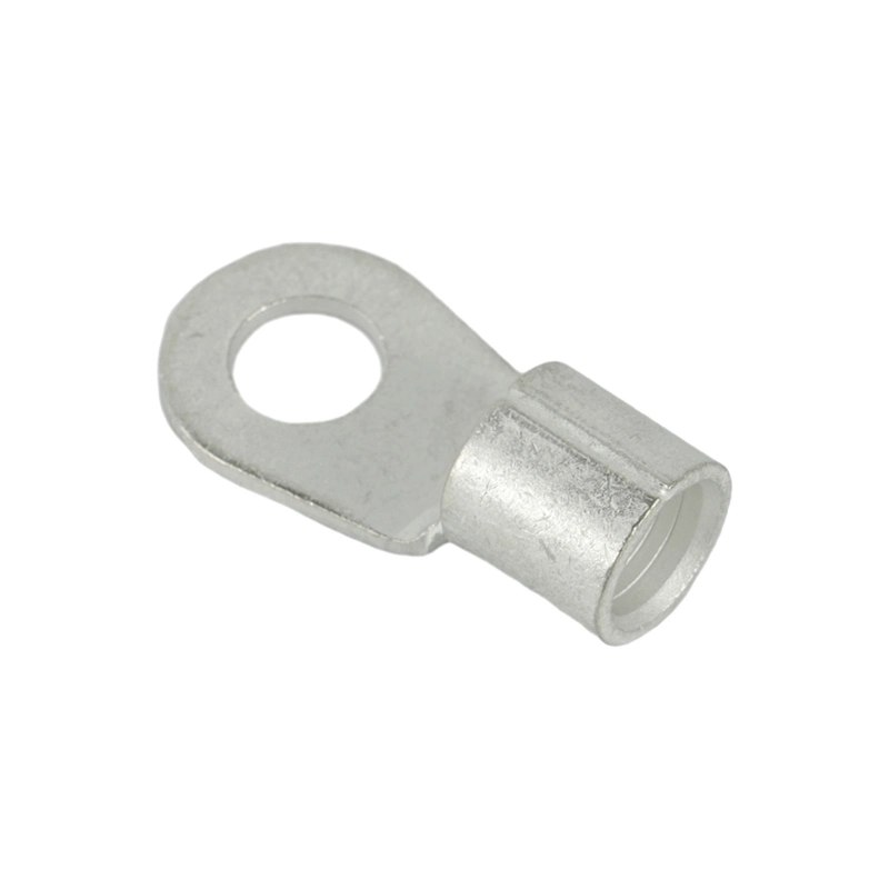 Cold Pressed Non-Insulated Copper Lugs Electrical Round Ring Terminals with UL CE