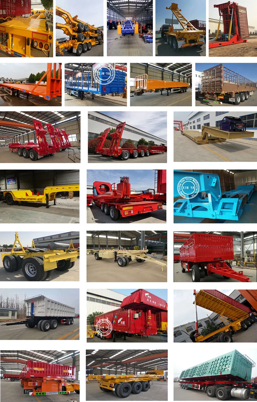 Port Use Container Terminal Chassis Bomb Cart Trailer