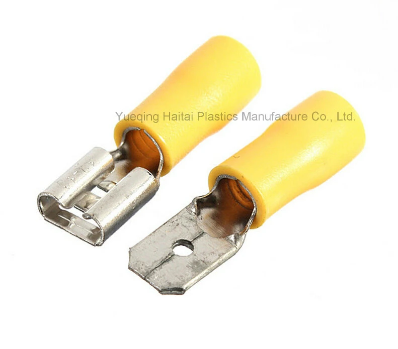 1200PCS Wire Crimp Connector Copper Brass Insulated Terminal 10AWG Assortment Spade Male Ends