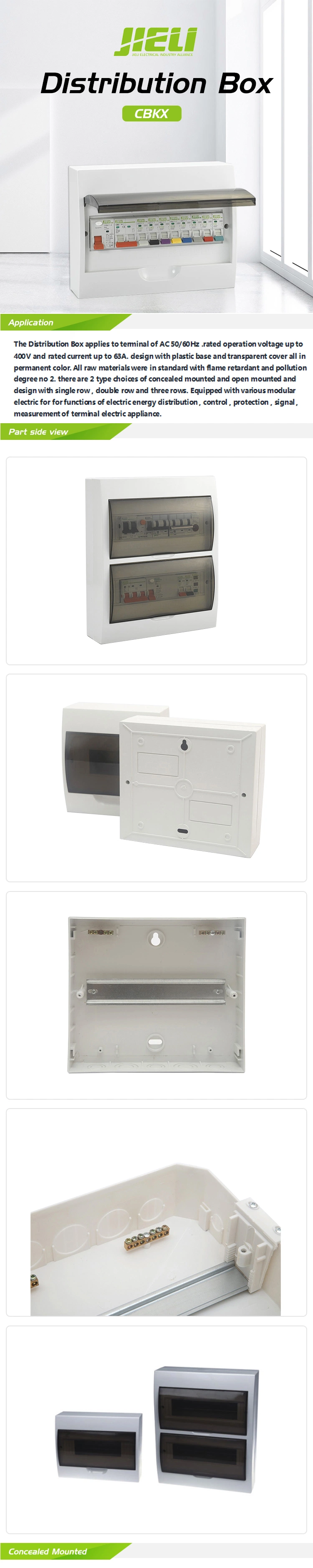 Hot Sale Distribution Box Applies to Terminal of AC 50/60Hz