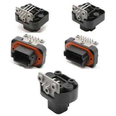  Connettore per circuito stampato Dt13-2pb connettore Deutsch impermeabile per uso automobilistico maschio e femmina Terminale ad angolo retto pin Dt13-4pb Dt13-6pb Dt13-8pb Dt13-12pb