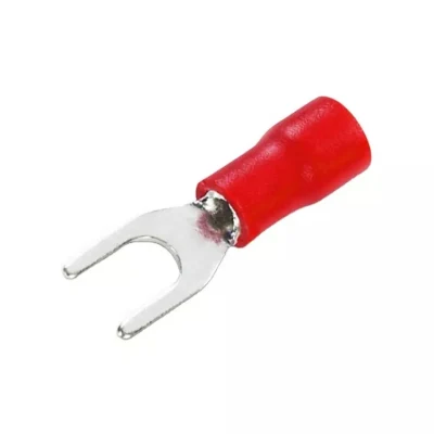  Connettore per cavo in Furcate giallo OEM Spade a forcella preisolante Terminali a crimpare con filo da 16 AWG