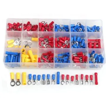  Morsetto a pressione a freddo 6.3 molla 4.8 lama 2.8 Nylon femmina Terminale completamente isolato
