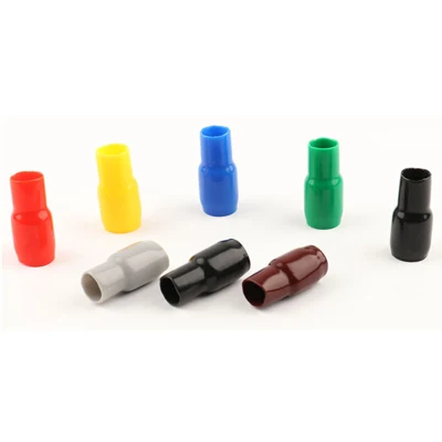 Guaina del coperchio isolante del terminale della batteria di stoccaggio di colore rosso nero