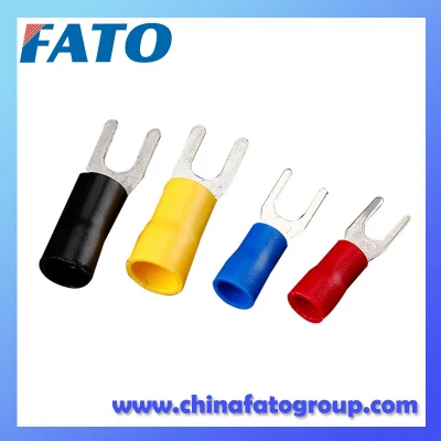 Terminali a forcella isolati Sv Red Blue Yellow China Professional Factory Fornitore