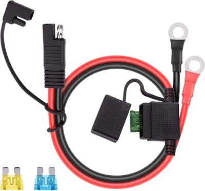  Connettore batteria SAE 10 filo indicatore SAE ad o-ring Prolunga cavo batteria SAE a scollegamento rapido a 2 pin per Pannello solare per uso automobilistico