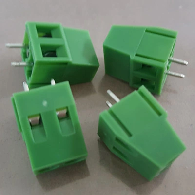  Morsettiera per circuito stampato a vite verde con passo da 5,0 mm 128 2p