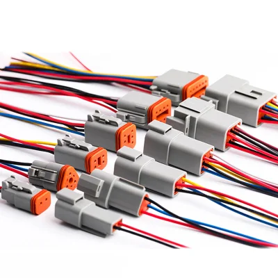 Kit connettore a 2 pin Deutsch DJ3021y-1.6-11/21 con alloggiamento, terminali a crimpare DT04-2p/DT06-2s