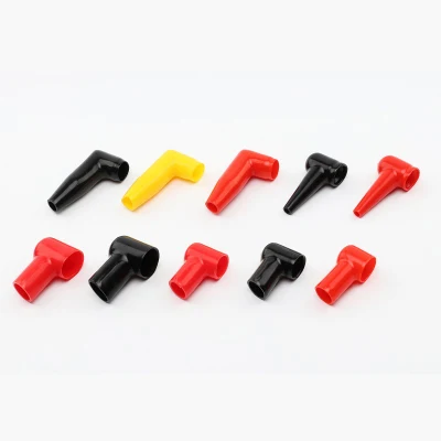 Protezione per cavo in PVC morbido da 16 mm2 anello in plastica con protezione per cavo in gomma Coperchio terminale flessibile in vinile 12-16-45