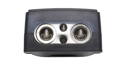  Terminali batteria positivi/negativi in ottone solido Premium Edge PBT-2028, confezione da 2 Con due uscite 0/2/4 e due uscite 8 Gauge