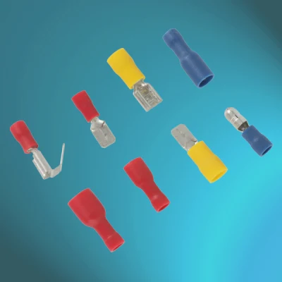  Terminali a crimpare con forcella a forcella ad anello con connettore a filo isolato con UL