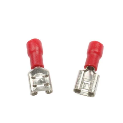  Terminali preisolati con connettori a crimpare doppi isolati femmina da 22-16 AWG Settore automobilistico ampiamente utilizzato