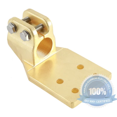 Gruppi boccole per trasformatori - DIN con connettore terminale in ottone e indicatore metallico con Alta qualità