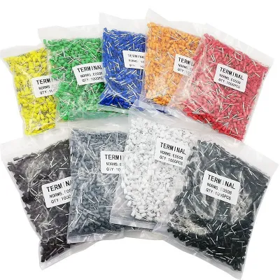 Cavo E2508 con ghiera isolata a crimpare per pin Bootlace da 2,5 mm 14 AWG Terminali terminali per cavo