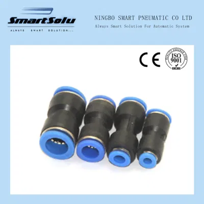  Tubi pneumatici in plastica blu Quick Air PU Straight Union Raccordo a innesto rapido