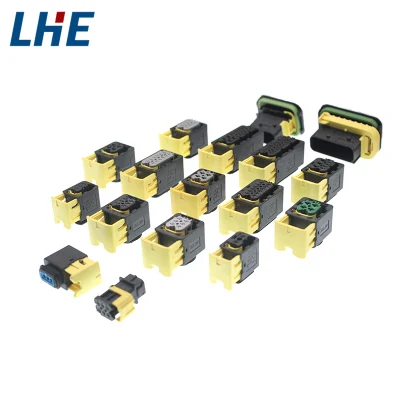 Connettore maschio a filo sigillato maschio TE 1718230-1 a 7 vie per auto Tyco