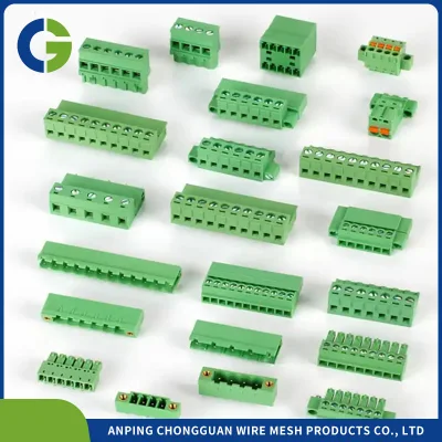 10% di sconto sulla morsettiera a innesto per montaggio su circuito stampato verde in plastica Morsettiera senza vite con fissaggio a vite per connettore