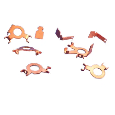 Tubo tubolare ad anello in alluminio in ottone personalizzato Terminale del connettore del cavo elettrico con aletta a crimpare