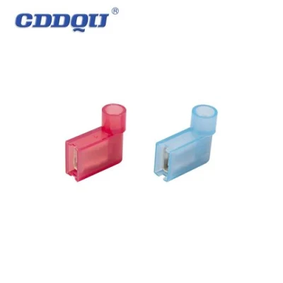 Blu rosso giallo Nylon Fldny femmina angolo retto 90 gradi Terminale a bandiera Spade 250