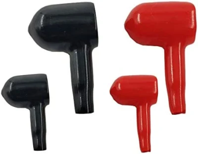 Protezione per cavo in PVC morbido da 16 mm2 anello in plastica con protezione per cavo in gomma Coperchio terminale flessibile in vinile 12-16-45